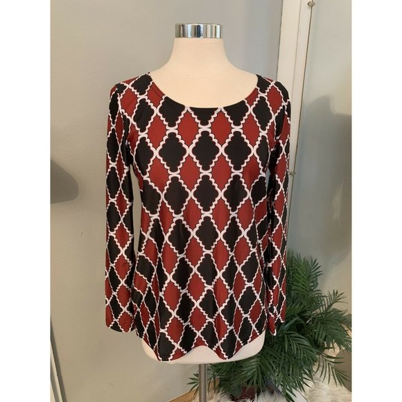 Haley and the Hound NWT Garnet Black Blouse Long sleeve Women's M - Picture 2 of 8